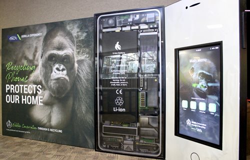 The MCPC Gorilla Experience inside the Zoo’s Primate, Cat & Aquatics Building.